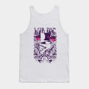 skull with magic hat Tank Top